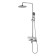Lemark Yeti LM7010C bath mixer, single -leaf, tropical shower, thermostat, chrome