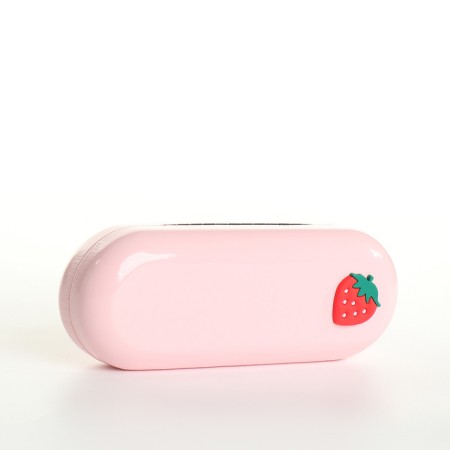 Case for glasses on the cracker, pink color