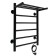 Electric towel "Sanprise" Aurora P6, 400x600 mm, universal, black