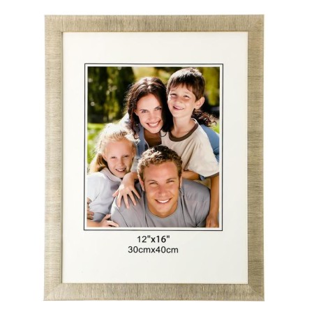 Photo frame plastic 30x40 cm "Sandless threads" champagne 44x34 cm-3