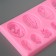 Mold Silicon "Skeletons and Skull" 10 items 7.2x13.6 cm