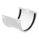 Döcke Standard groove connector, white, 120mm.