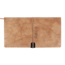 The weekly dated 2025, Escalada, 175 x 95 mm, soft cover with artificial leather, 64 sheets, pancake embossing, block 70, beige