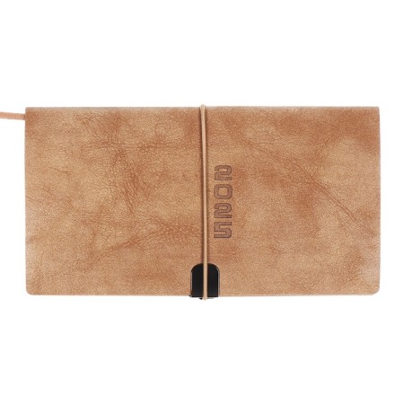 The weekly dated 2025, Escalada, 175 x 95 mm, soft cover with artificial leather, 64 sheets, pancake embossing, block 70, beige