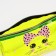 Cosmetic bag with a lightning, with a pen, yellow color