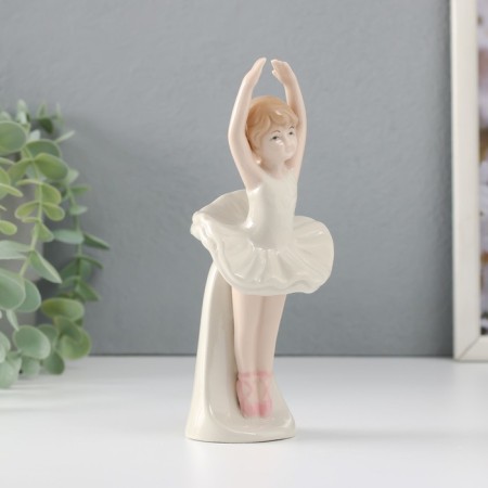 Souvenir ceramics "Little ballerina in a white pack" 6.5x5x16 cm-3