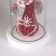 Nightlight “New Year's deer” LED 3HAAA Red 11x11x22.5cm