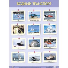 Poster. Water transport, a2