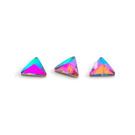 Rhinestones for nail design TNL "Triangle", chameleon, 10 pcs