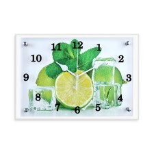 Carty clock is wall-mounted, interior 