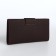 Male purse for magnet, department for cards, coins, brown color