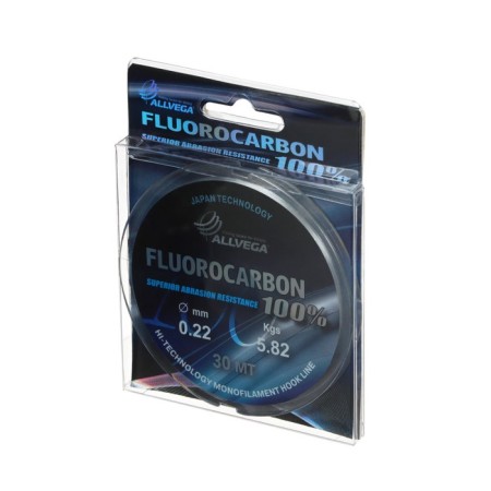 Monophile FX FX FX FLUOROCARBON LESTS 100%, diameter 0.22 mm, test 5.82 kg, 30 m, transparent-1