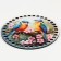 Bottoms for knitting 2 in 1 "birds on the apple tree", circle 15 cm, hdf 3 mm