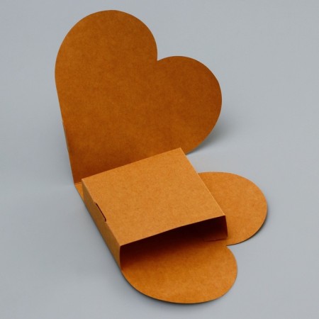 Box for sweets, 10 x 10 x 3 craft. Confectionery packaging-2