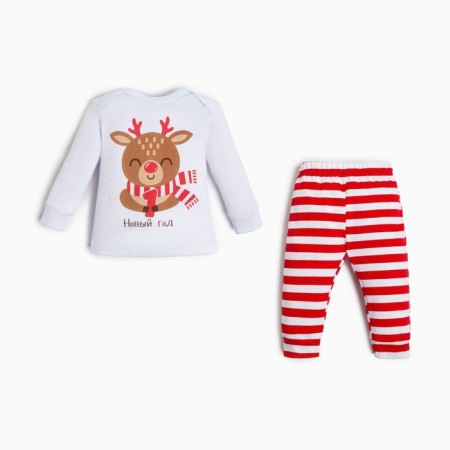 Set: jumper and pants crumb I am “my first ng”, height 62-68 cm, red/white color