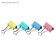 Papers clamps 51 mm, 12 pieces, Devente, metal, mix x 4 colors, cardboard box