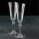 A set of glass glasses for champagne Vintage, 190 ml, 2 pcs