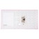A4, 50 mm, calligrata, PVC, embossing "flax", metal edging, pocket for a spine, collected, pink, mix
