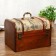 Casket Wood Elevated "Traveler Map" chest MIX 15x22x15.5 cm