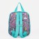 A backpack with a zipper, external pocket, pink color