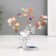 Bonsai souvenir "Silver Elephant with Cash tree" Color 36 stones 6.2x4.5x13.5 cm