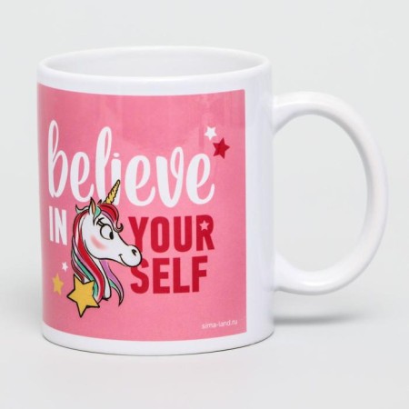 Sublimation mug, 350 ml "unicorn", Minnie Mouse-1