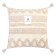 Decorative pillowcase "Ethel" BOHO, 45x45 cm, milk color, 100% cotton