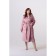 Women's bathrobe, size 56, purple-purple color