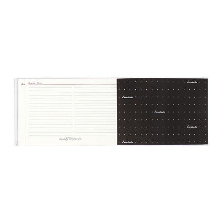 The weekly dated 2025, Escalada "Snake", 180 x 127 mm, soft cover, PVC, 64 sheets, block 70, metallic-14
