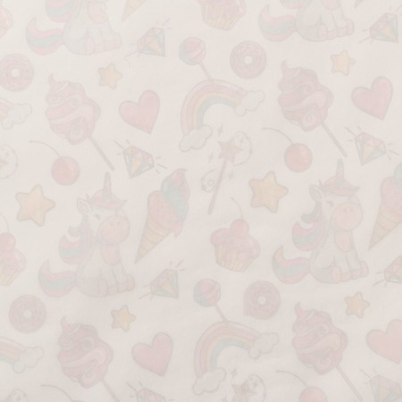 A set of packaging paper, glossy "unicorns", 50 × 70 cm, 2 sheets-3