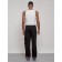 Sports male pants, size 48, black color