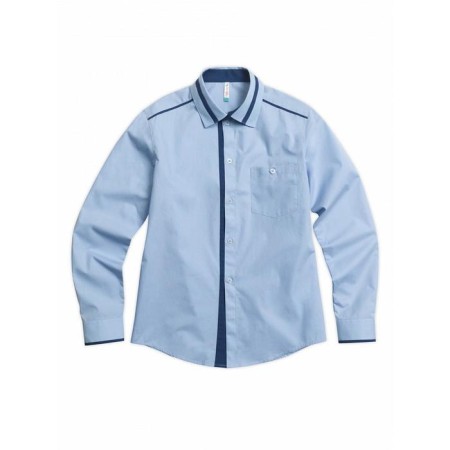 Pelican boy shirt, height 122 cm, blue color-2