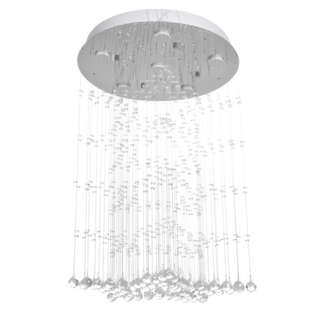 Lamp cascade "Star" 6xled chrome 50x50x84cm Bayerlux