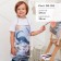 Apron Children's Ethel "Dinosaurs", 49 x 39 cm