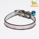 Collar "paws", 28 x 1 cm, Osh 18-24 cm, transparent/pink