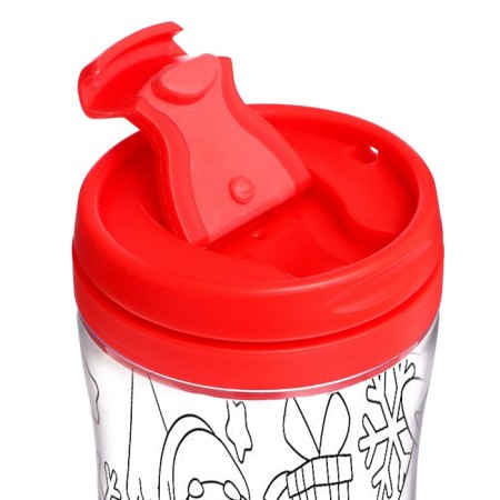 Thermostatic coloring “Happy New Year!”, 14.5 cm, color bright color-1