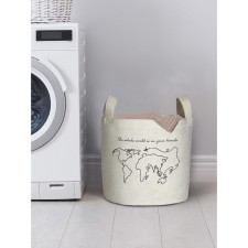 Basket for storing things “The whole world in your hands”, size 35x35 cm
