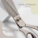 Set of scissors Gift: Close scissors 9 ", 23.5 cm, scissors embroidery" her tower "3.7, 9.5 cm, silver color