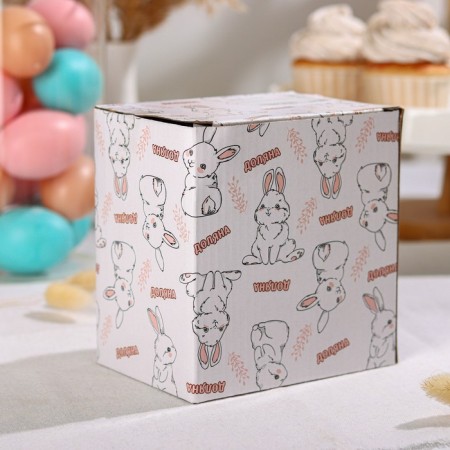 Milk Dulyan "Bunny in cabbage", 300 ml, green color-3