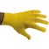 Gloves of nylon garden, knitting class 13, size 9, yellow