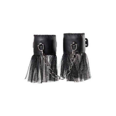 Handcuffs with a grid, black-1