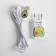 Set of USB cable - Lightning and Avocado plug, 1 m