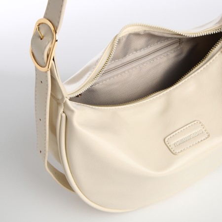 Women's bag, baguette, with lightning, milk color-5