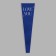 Packet stoop for flowers, "I love you", 12.5+4x45 cm, blue