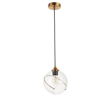 Suspension EVOLUCE. Sle103103-01. Satturo. 1x60 watts, e27, 20x20 cm, golden color-5