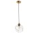 Suspension EVOLUCE. Sle103103-01. Satturo. 1x60 watts, e27, 20x20 cm, golden color