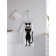 Apron kitchen with a photo print "Cat School", adjustable, size OS