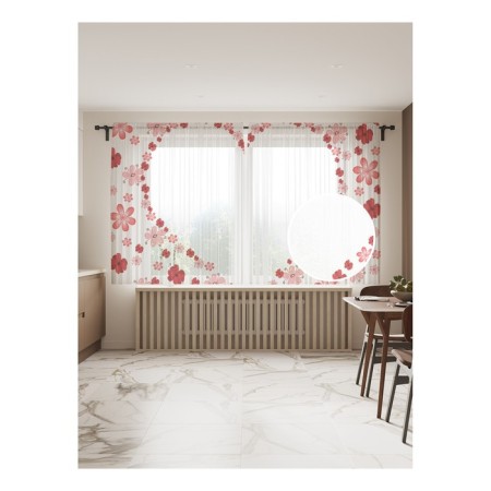 Photo "Heart from flowers", size 145x180 cm, 2 pcs