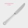 Stainless steel knives are the “drop” shade, length 23 cm, 6 pcs, silver color