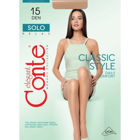 Female tights Solo, size 4, color Nero-3